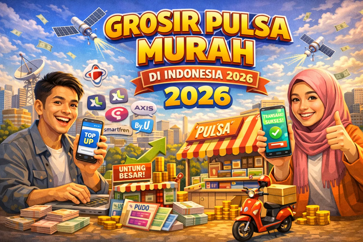 Grosir Pulsa Murah di Indonesia 2026