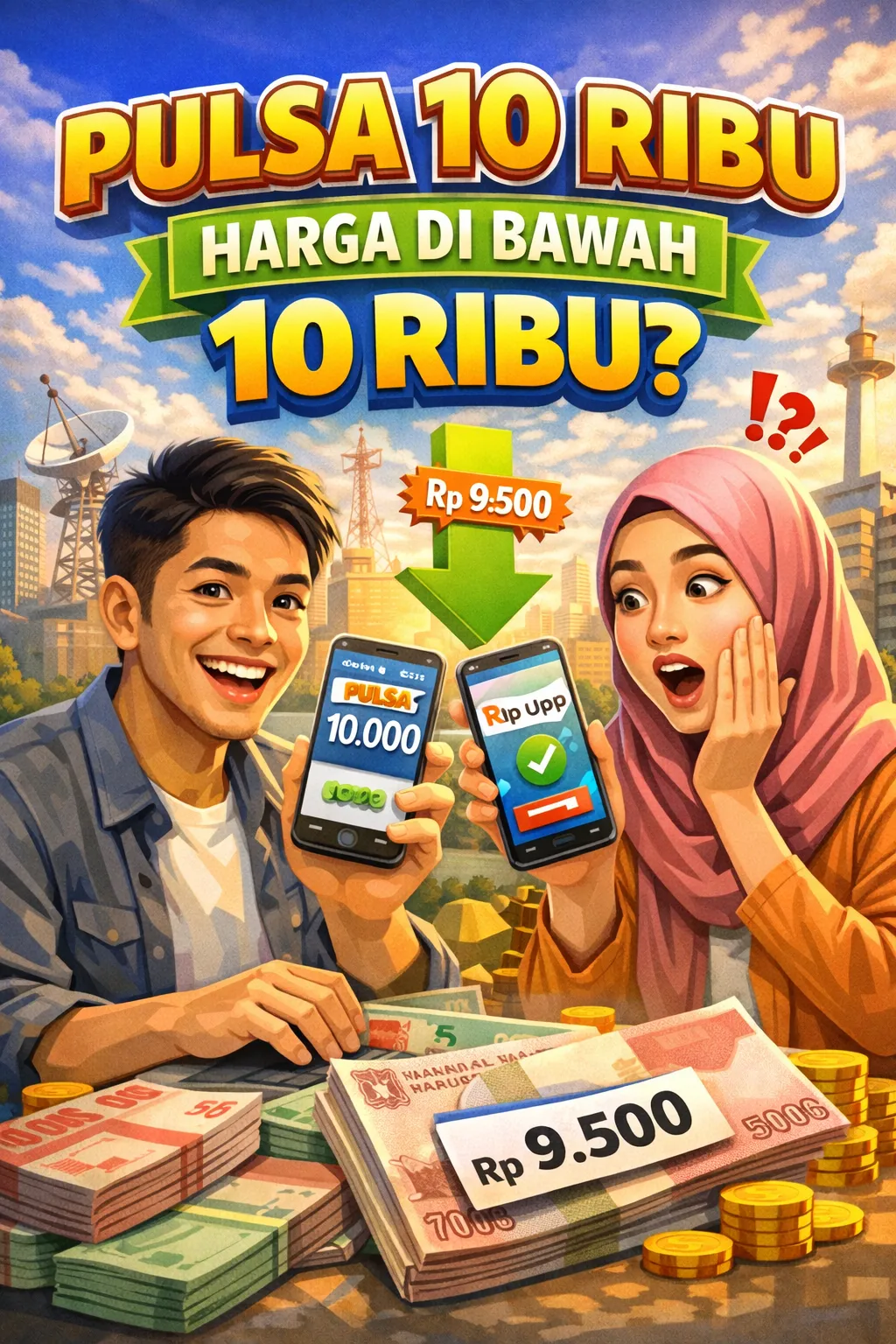 Pulsa 10 Ribu Harga di Bawah 10 Ribu